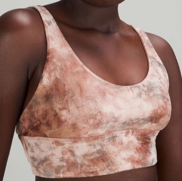 Lululemon Align Bra Shine Light Support A/B Cup Diamond Dye Reversible Size 4 - Picture 10 of 13
